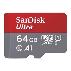 SanDisk Micro SDHC Card Ultra T/Flash 64GB C10 140MB/Ss FHD SDSQUAB-064G-GN6MN - Theodist