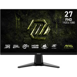 MSI MAG 275F E20 27" FHD Gaming Monitor, 1920x1080 IPS 200Hz 0.5ms HDMI, DP, Tilt - Theodist