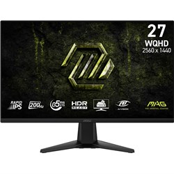 MSI MAG 275QF E20 27" WQHD Gaming Monitor 2560x1440 IPS 200Hz 0.5ms HDMI, PD Tilt - Theodist