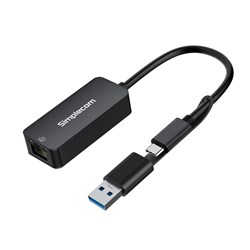 Simplecom NU405 USB-C & USB-A TO 2.5G Ethernet Adaptor - Theodist