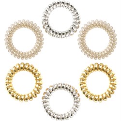 Ombrello O301701104 - Coil Hair Ties Gold/Silver Mix 6 / Pack - Theodist