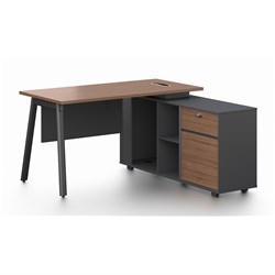 Cancun Series PM04214 Executive Desk 1400Lx1400Wx750H - Theodist