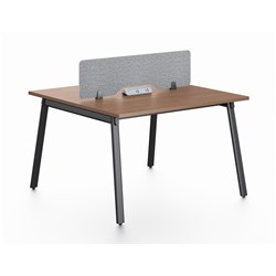 Cancun Series 2 Person Face-to-Face Workstation 1200Lx1200Wx750H - Theodist