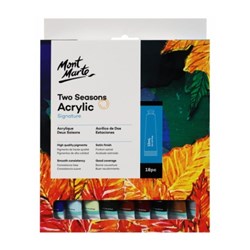 Mont Marte PMHS0002 Acrylic Paint Two Seasons Signature 12mL x 18pc - Theodist