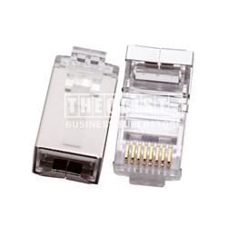 CABAC Plug RJ45 8P8C Cat6 2 Piece STP Shielded 10 Pack - Theodist