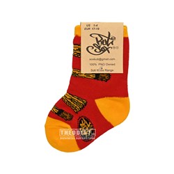 Kuti Sox Puriki Soti Mobs Range Size 1-4 Socks - Theodist