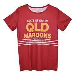 State of Origin QLD MAROONS Queensland T-Shirt - Theodist