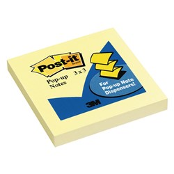 Post-it R330RP Pop-up Notes 76x76mm, Yellow - Theodist