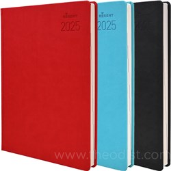 Regent REG541ASSTD 2024 A4 Diary Black, Blue, Red Day to Page - Theodist