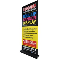 Roll Up Display Base 85cm Includes Printing - Theodist