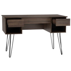 Samos Series Walnut Working Desk 1200Lx600Wx750H - Theodist