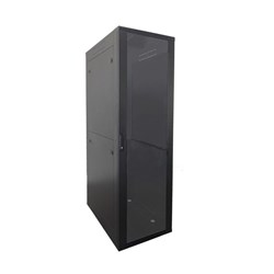 Sharkrack SCBDB18U66BAC Standard Network Server Rack 18U Glass Solid Door 600x600x990mm - Theodist