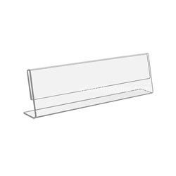  Deflecto SHNCSL Sign/Menu Holder L-Shape 150x55mm Landscape - Theodist