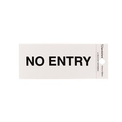 Sandleford SIG63 "NO ENTRY" Self-Adhesive Sign 50x100mm - Theodist