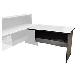 Office Side Return Table Grey 1000x600x750mm SL-SR10060-F - Theodist