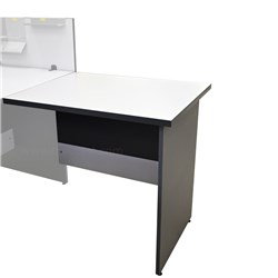 Office Side Return Table Grey 800x600x750mm SL-SR08060-F SL800R - Theodist