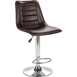 Bar Stool SP39114 with Chrome Legs Brown - Theodist