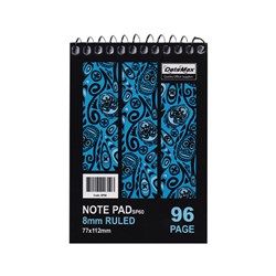 DataMax SP60 Spiral A7 Notebook 96 Page 8mm, 77x112mm - Theodist