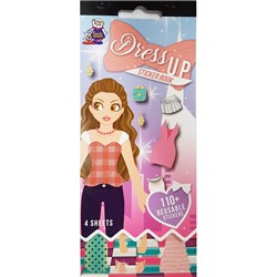 Tim The Toyman Dressup Sticker Book 110+ Reusable Stickers/ 4 Sheets - Theodist