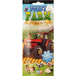 Tim The Toyman Funky Farm Sticker Book 140+ Stickers/ 4 Sheets - Theodist