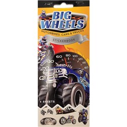 Tim The Toyman Big Wheels Motorbikes, Cars & Trucks Sticker Book - Theodist