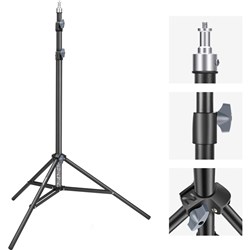 Neewer ST-200 200cm Metal Light Stand, (28-25-22mm) Tube Diameter, 10103709 - Theodist