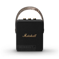 Marshall Stockwell II Bluetooth Speaker Black & Brass - Theodist