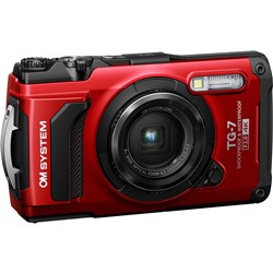 OM System Tough TG-7 Digital Camera Red - Theodist