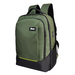 Torq TQ9116 Backpack Laptop Suit 15.6" Black/Green - Theodist