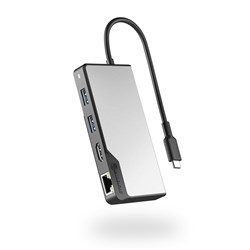 Alogic Fusion USB-C Alpha 5-in-1 Hub HDMI/USB-A/GE/USB-C UCFUPRGEV2-SGR - Theodist