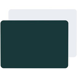 iSelect UZ800 Small Double-Sided Whiteboard & Chalkboard A4 210x297mm - Theodist