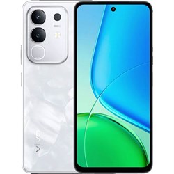 Vivo Y29 Mobile Phone, 256GB, 8GB RAM, 6500mAh, +44W, 6.68", Silver White - Theodist