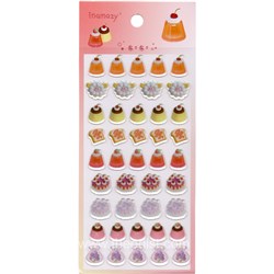 Inamazy Crystal Bears &amp; Hearts Stickers Assorted WC162 - Theodist