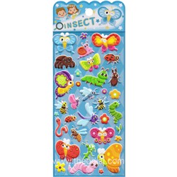 Inamazy Insect Puffy Foam Stickers Assorted WR051 - Theodist