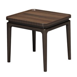Dious Coffee Table Luxe Series Black Walnut 600x600x420mm - Theodist