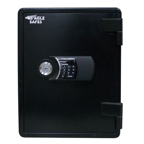 Safe YES031DK Home Electronic + Key Lock Black 520x410x445mm - Theodist