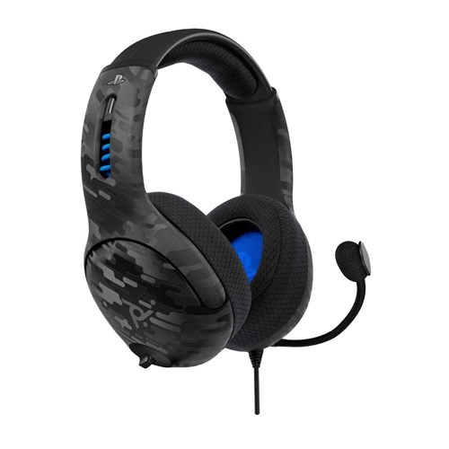 PDP LVL 50 Wired Gaming Headset for Playstation (Black Camo)