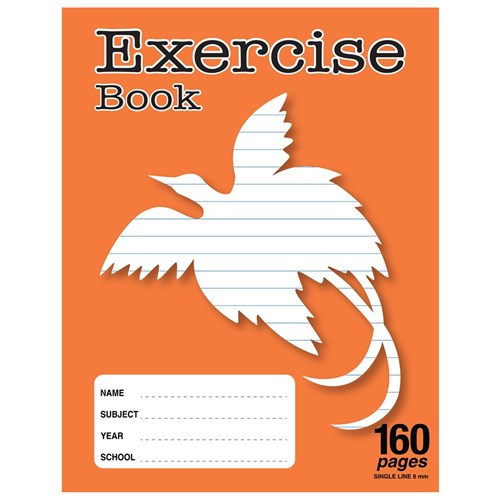  DataMax 160 Page Exercise Book, Orange - Theodist