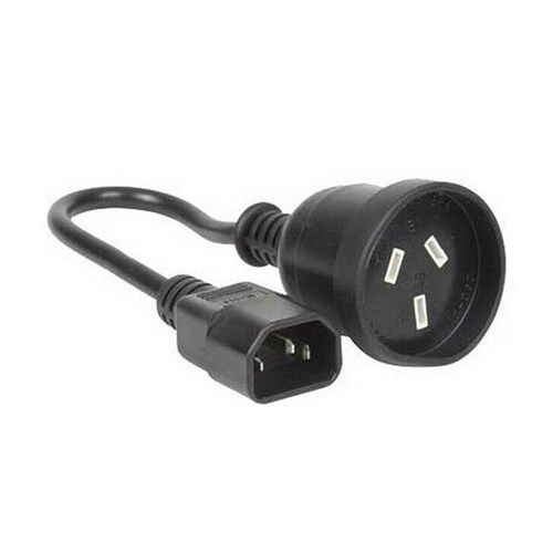 Sansai Cable Power Adaptor C14 Male to AC Female 15cm - Theodist