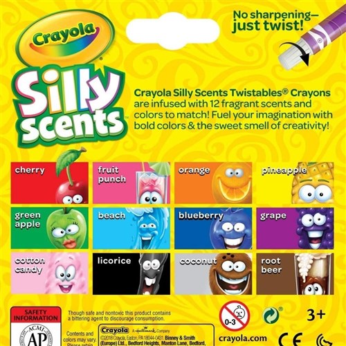 Crayola 29612 Silly Scents Sweet Twistables Crayons 12 Pack_1 - Theodist