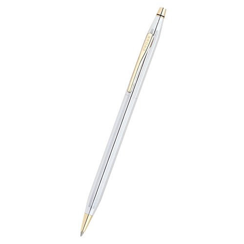 Cross 3302 Classic Century Medalist Ballpoint Pen, Chrome & Gold - Theodist