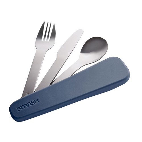 Smash 33878 Stainless Steel Cutlery Set with Silicone Travel Case_1 - Theodist