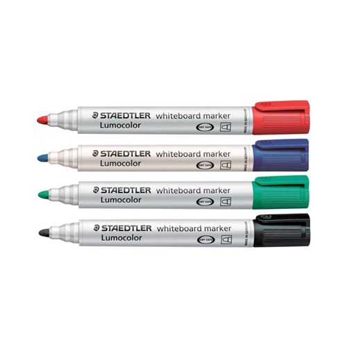 Staedtler 351WP4 Lumocolor Whiteboard Marker 4 Pack - Theodist