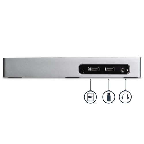 StarTech USB 3.0 Docking Station - Dual Monitor Laptop Docking Station with HDMI & DVI/VGA Video