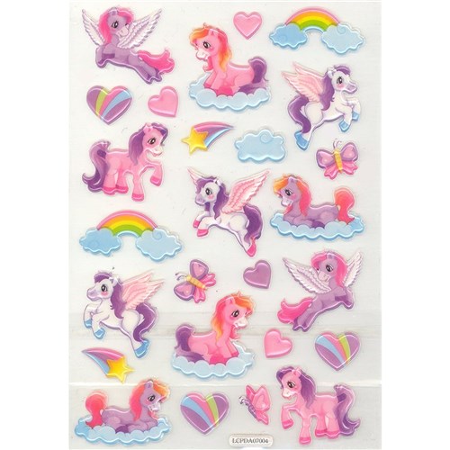 3D Pony Stickers