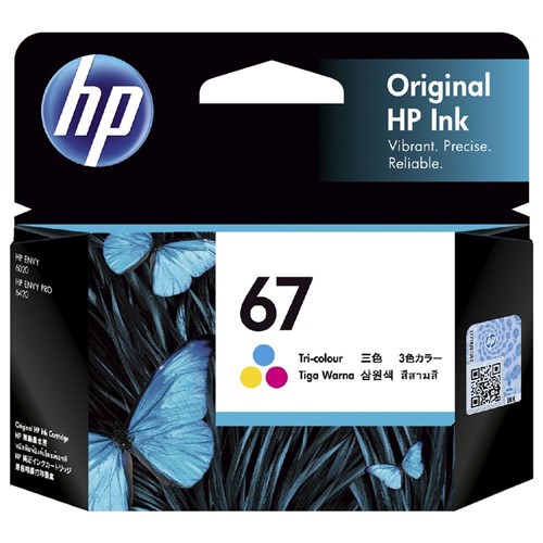 HP 67 Tri-color Original Ink Cartridge