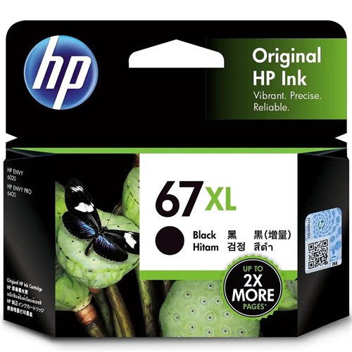 HP 67XL High Yield Black Original Ink Cartridge