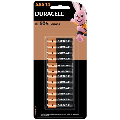 Duracell AAA Alkaline Battery 14 Pack - Theodist