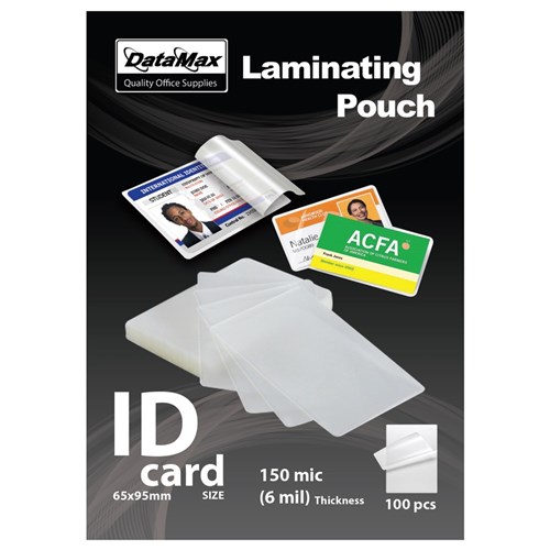 DataMax 4205 ID Card Laminating Pouch 100 Pack_1 - Theodist