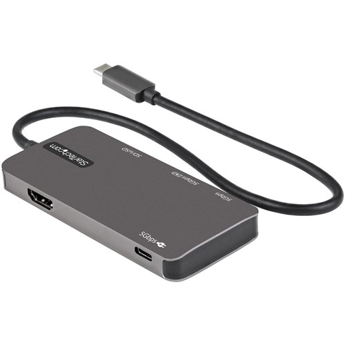 USB C Multiport Adapter - USB-C to 4K HDMI, SD/MicroSD Slot, 3-Port USB 3.0 Hub - USB Type-C Mini Dock 
